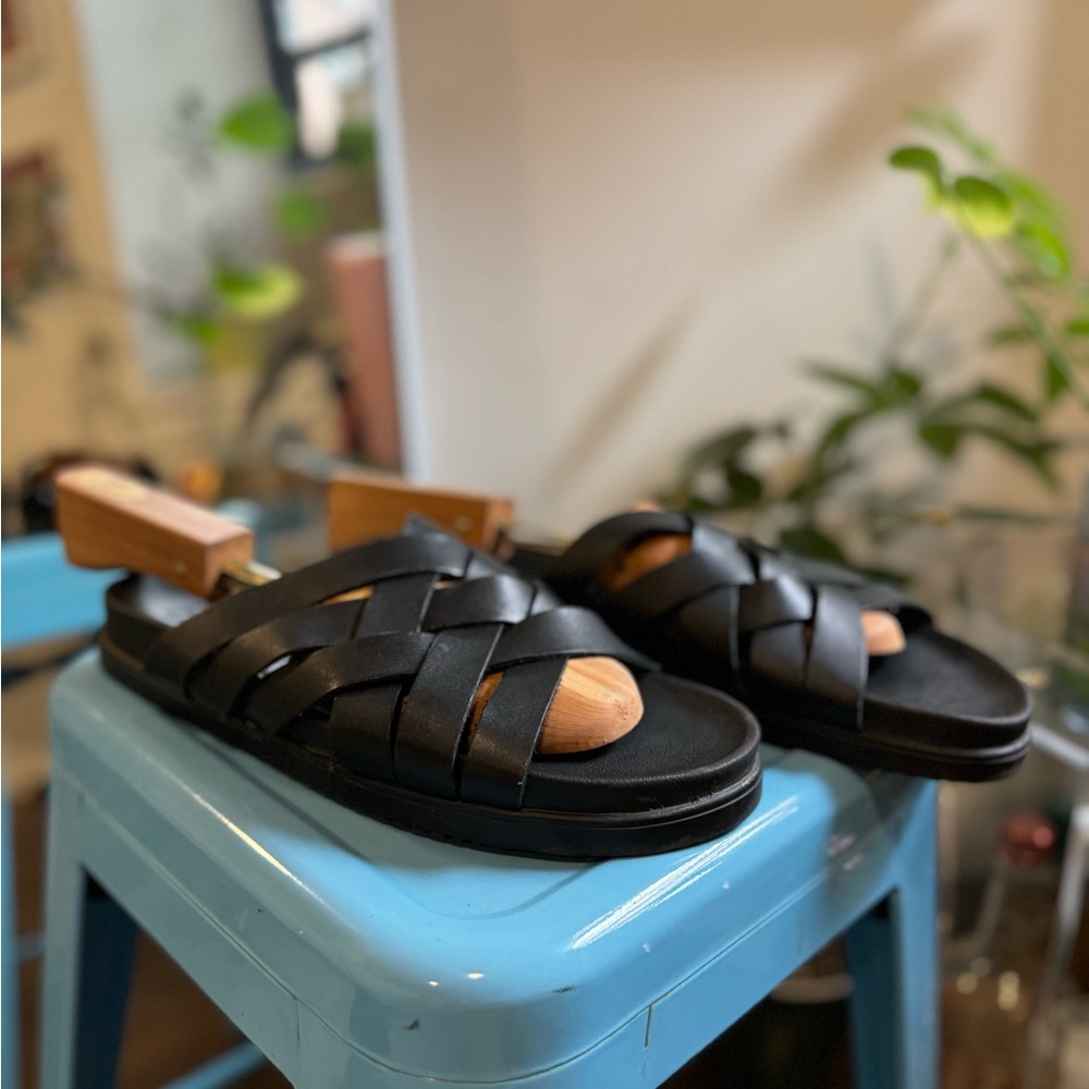 Bruno Magli leather sandals